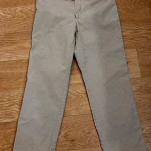 Ladies Striped Gray Pants